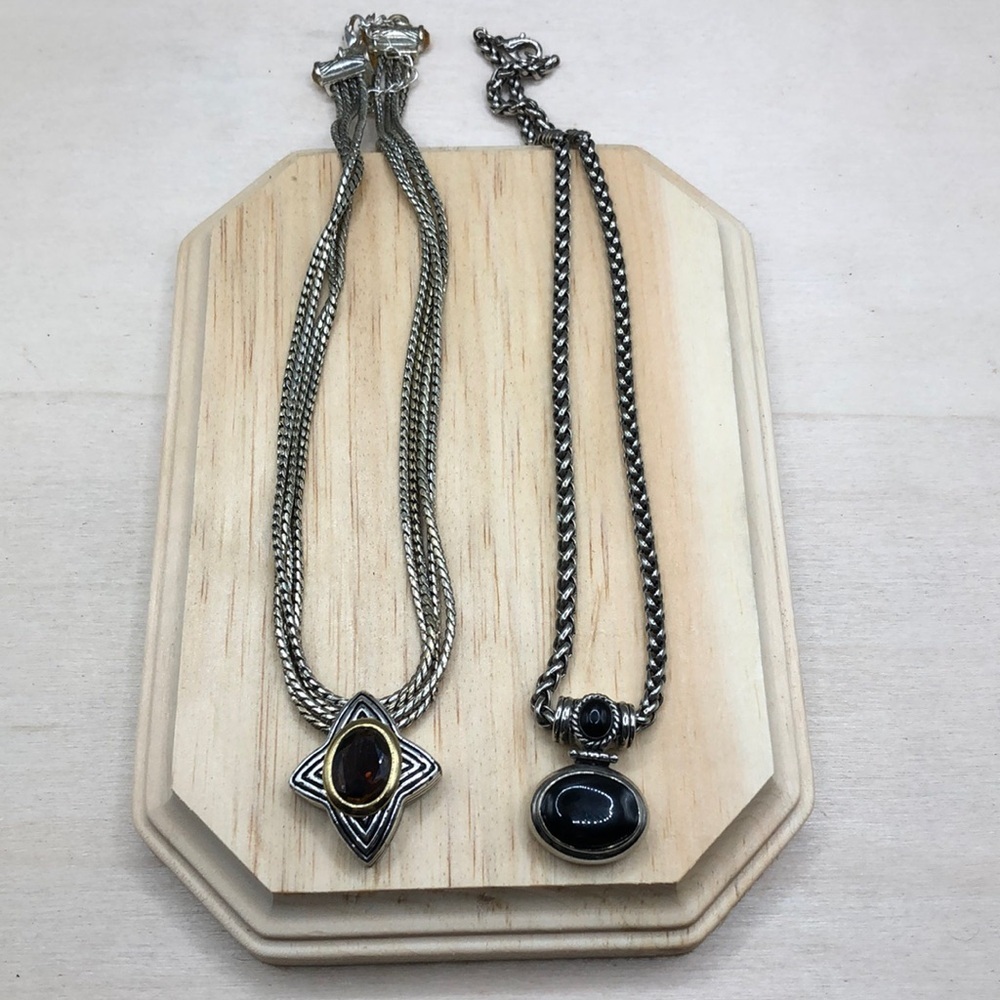 Curated bundle vintage chain necklaces costume statement style Avon